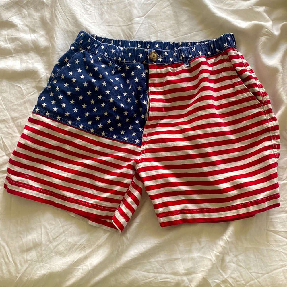Chubbies American flag shorts, 5.5” inseam, medium